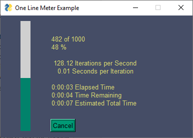Built-in Progress Meter - PySimpleGUI Documentation