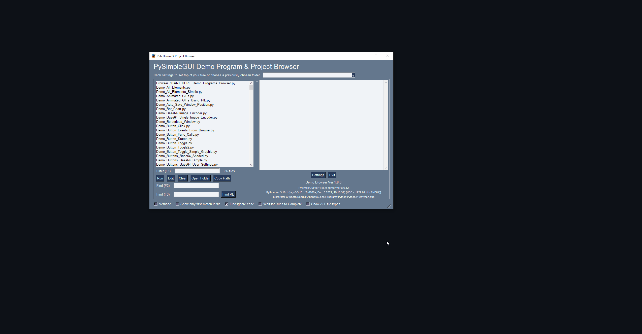 pysimplegui demo programs - pysimplegui documentation... Demo Screenshots - PySimpleGUI Documentation