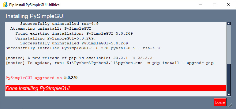 Pysimplegui Install Upgrading PySimpleGUI - PySimpleGUI Documentation