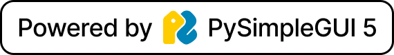 Powered by PySimpleGUI 5 PNG